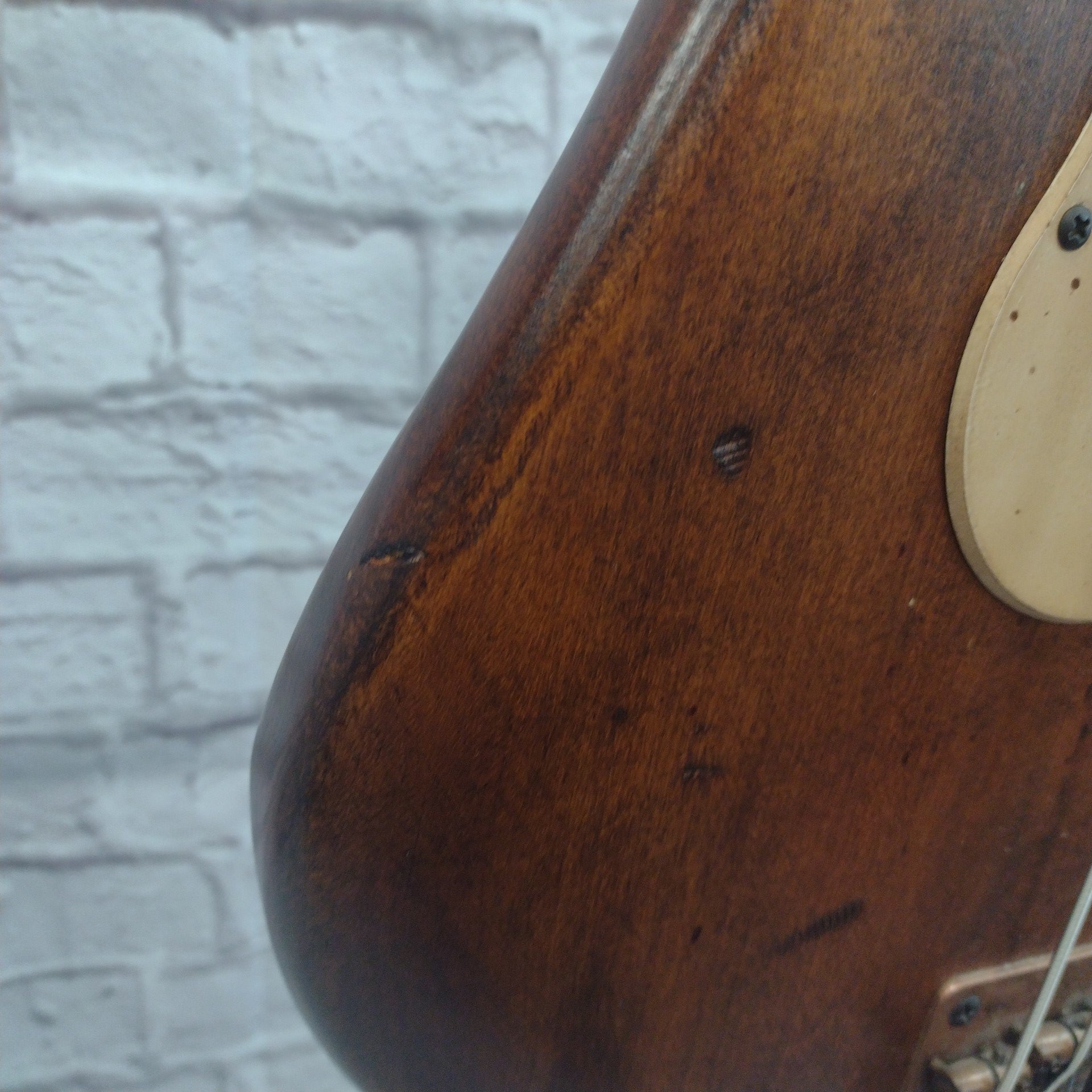 AXL P Bass Style Natural 4 String Bass Guitar