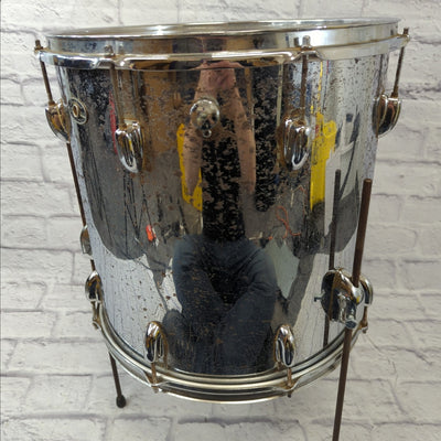 Slingerland 16x16 Chrome Over Wood Floor Tom