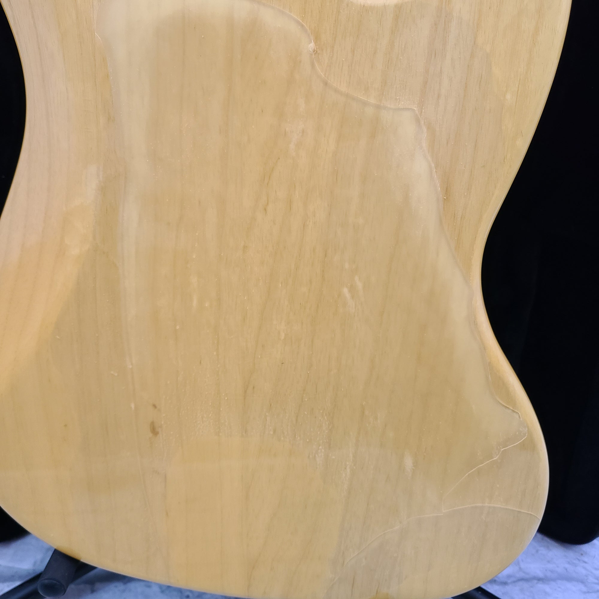 Fender Jazz Bass MIM Lefty Natural 4 String Bass Guitar w/ Case