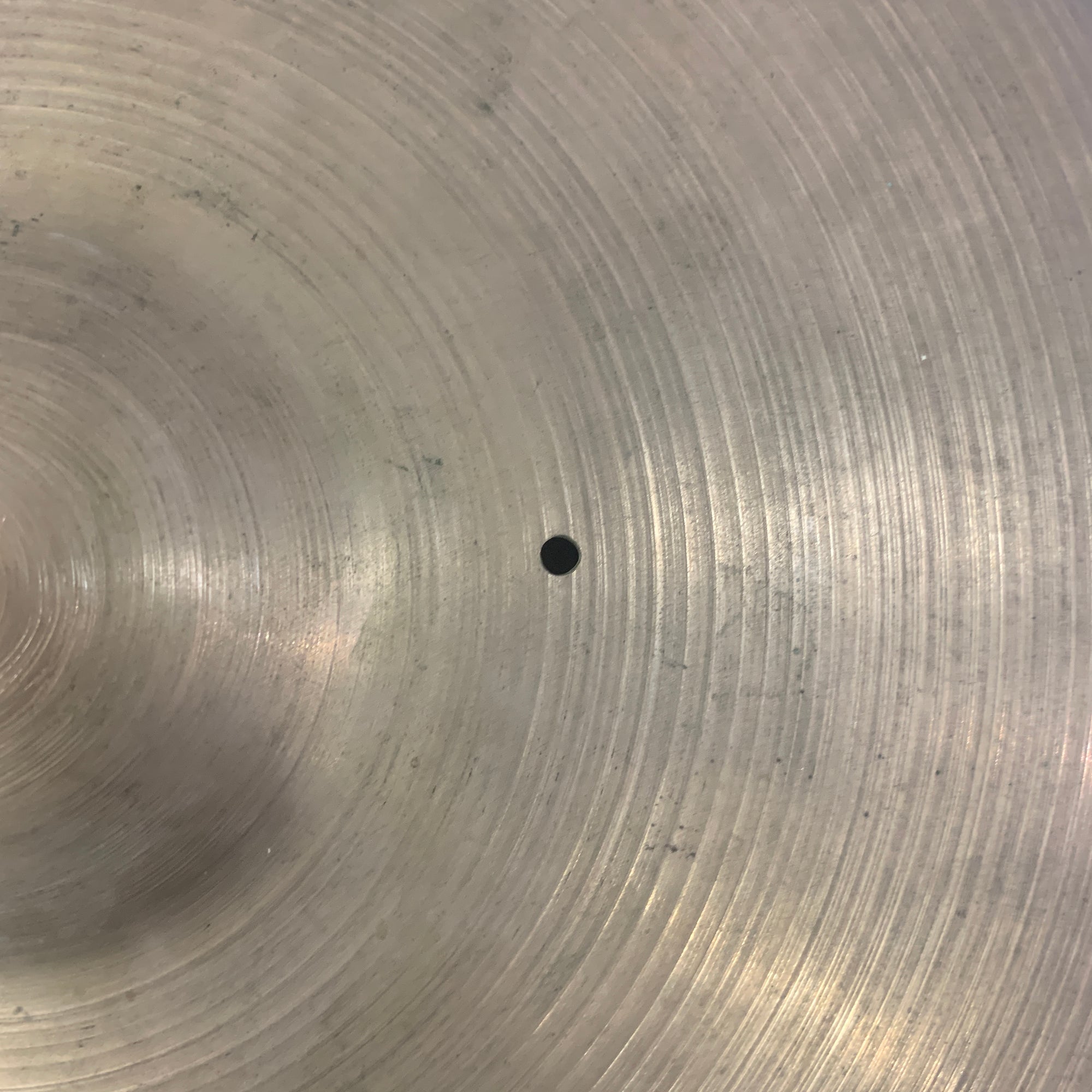 Vintage 1970s Zildjian Avedis 14 Hi Hat Top Cymbal Modified