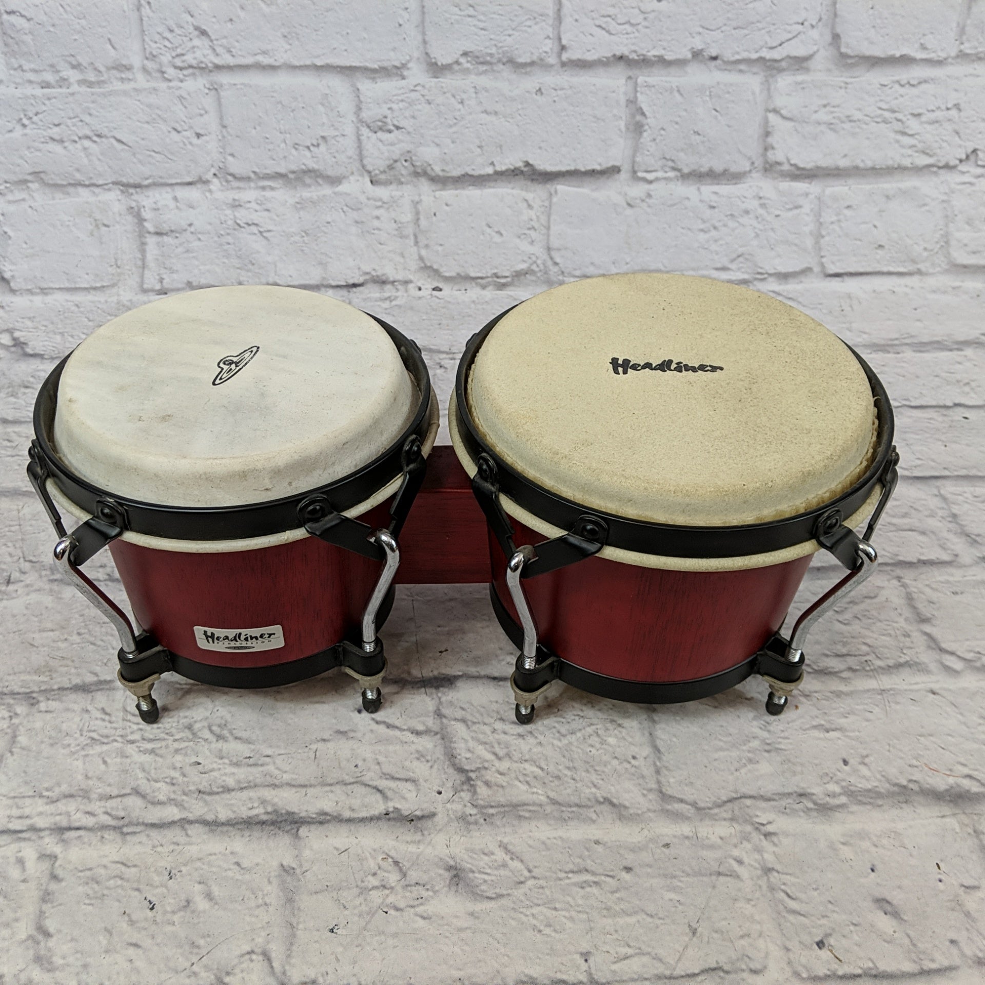Headliner Percussion Bongos - Red - Evolution Music