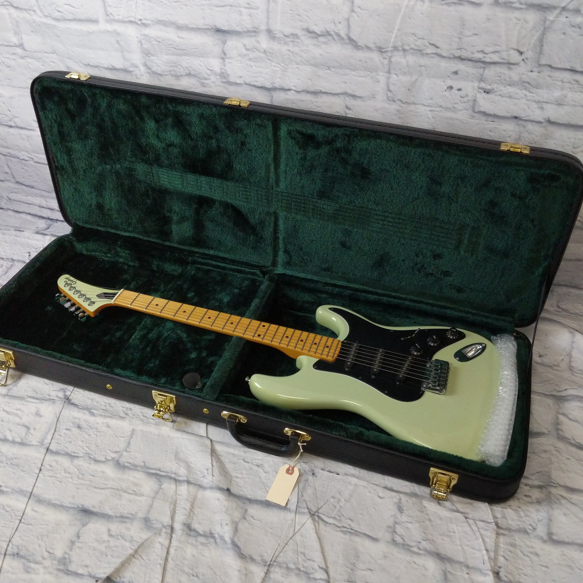 1989 Epiphone S-310 Surf Green Strat Electric Guitar
