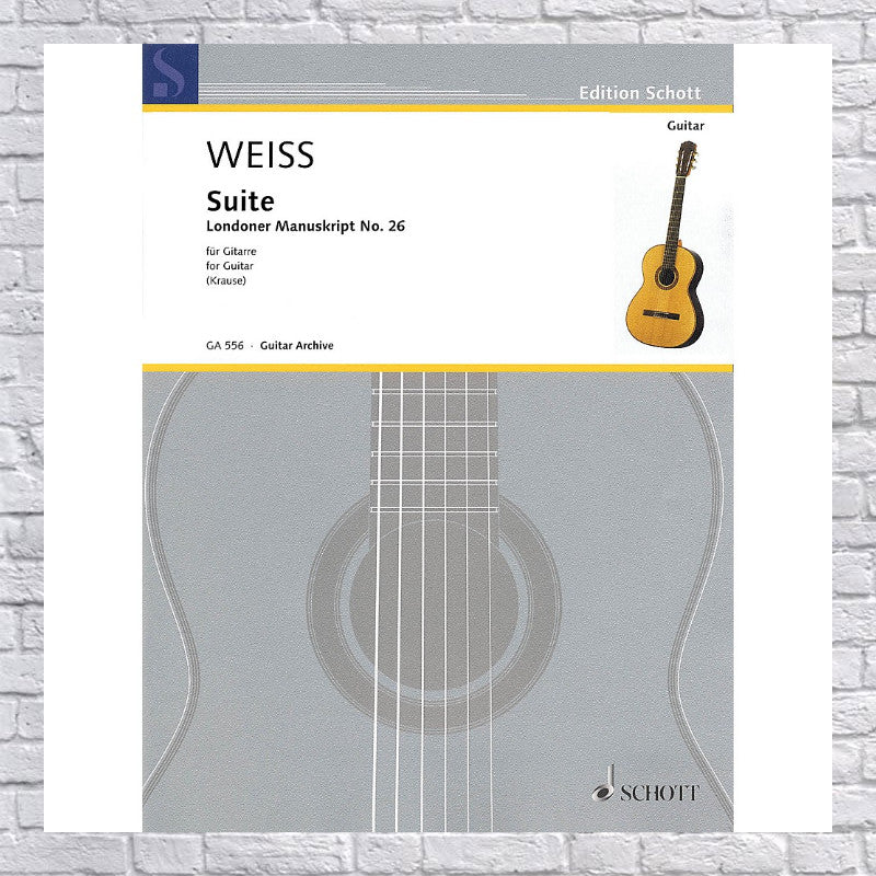 Schott Suite Schott Series Softcover Composed by Silvius Leopold Weiss Edited by Ansgar Krause