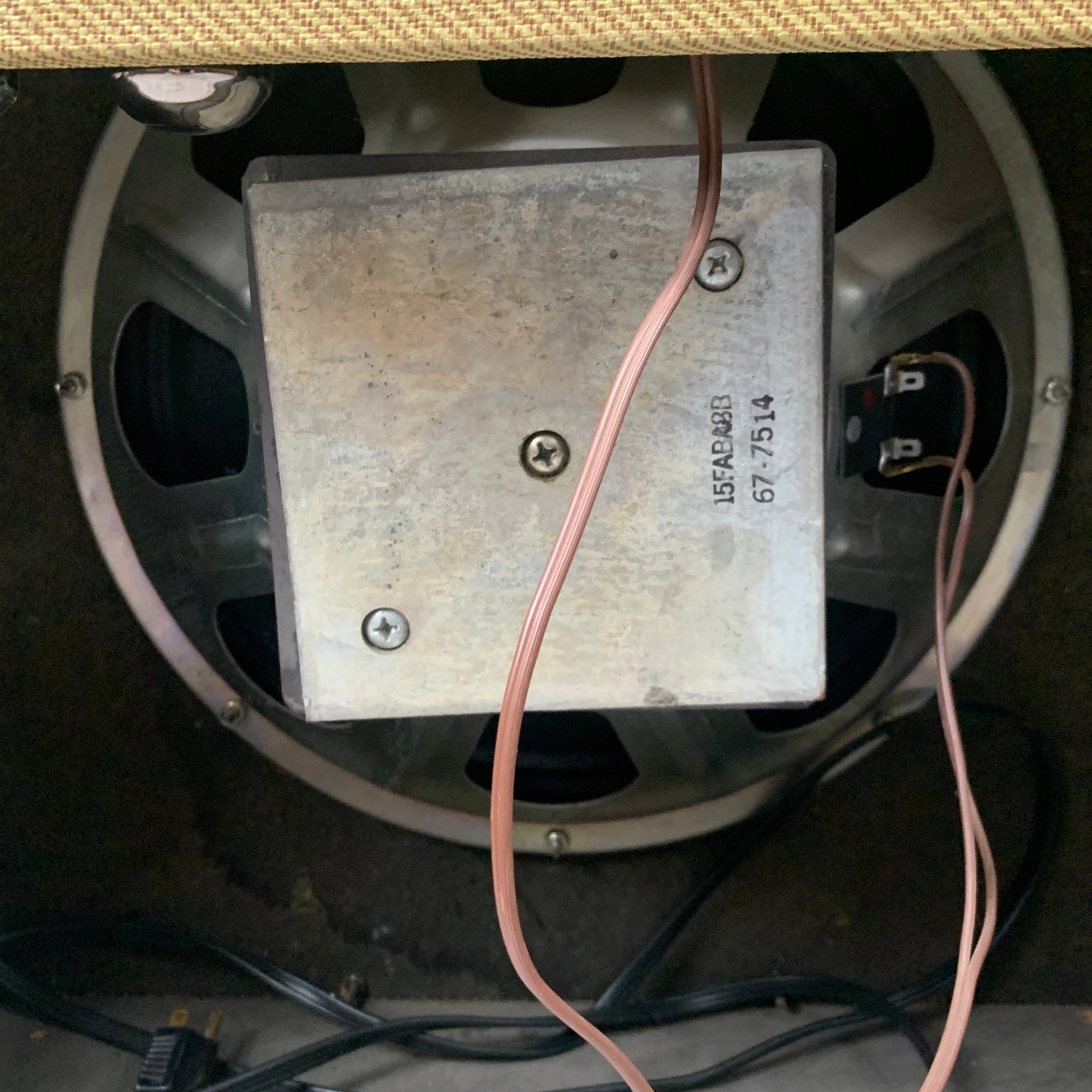 Earth Sound Research Revival Model 1950 15" Tweed Guitar Combo Amp