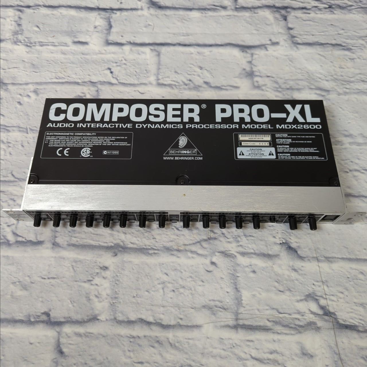 Behringer MDX2600 Composer Pro-XL Rack Compressor / Limiter