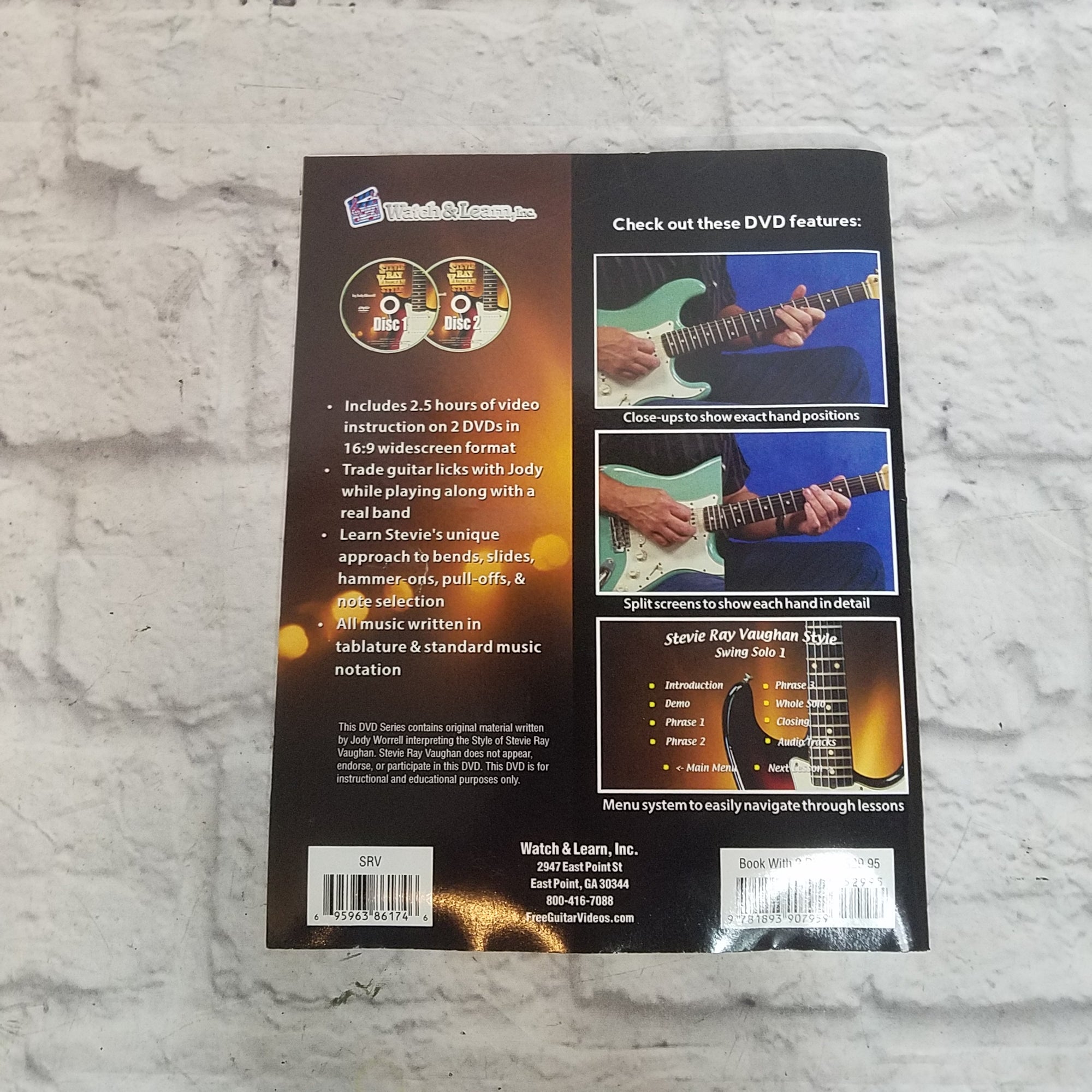 Stevie Ray Vaughan Style Guitar Lesson Book
