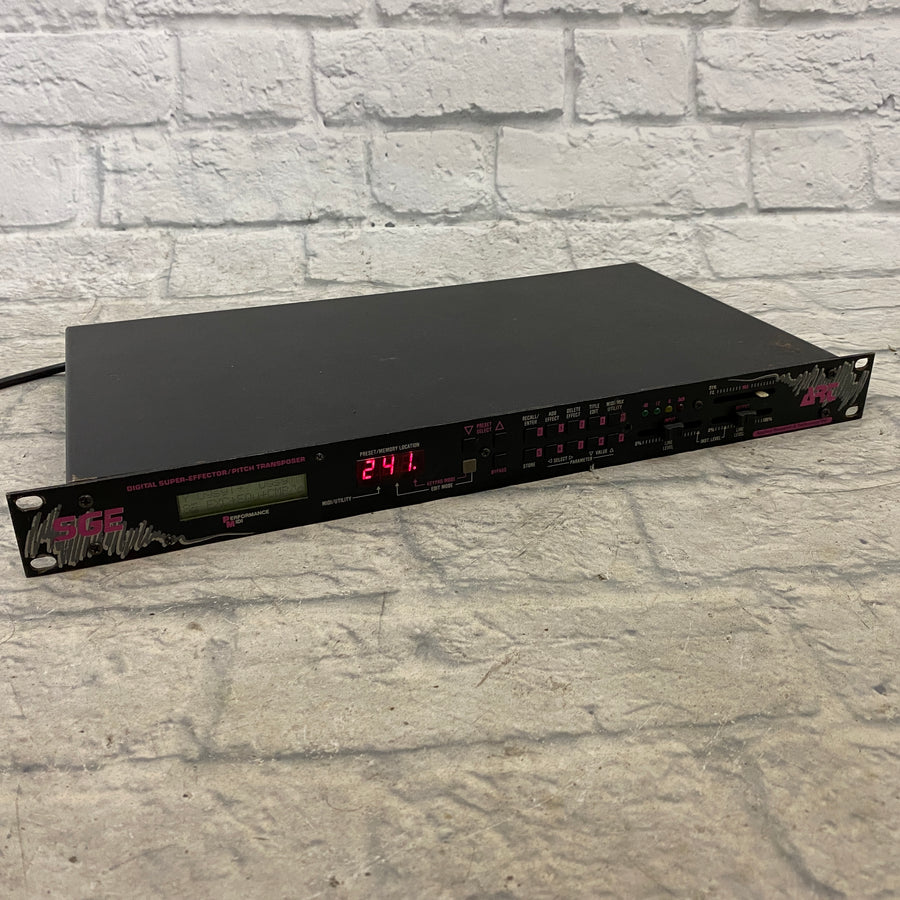 Art SGE Super-Effector Pitch Transposer Rack Unit AS IS PROJECT