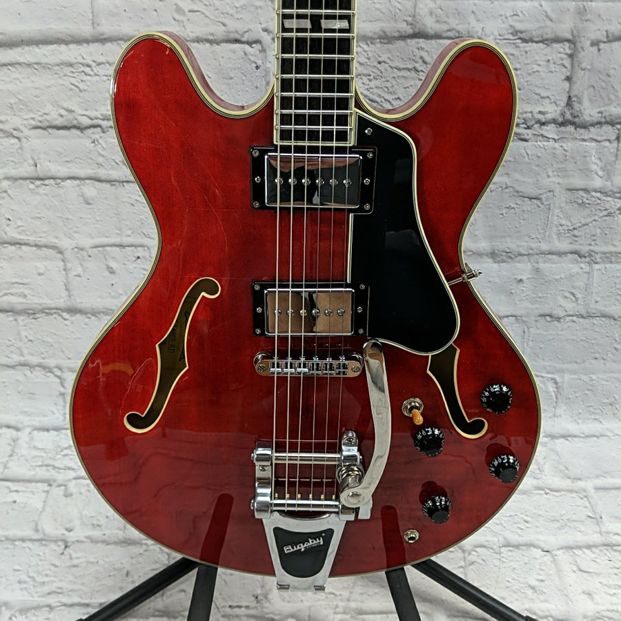 Eastman T486B-RD Hollow Body Thinline with Case Hollow Body Electric Guitar