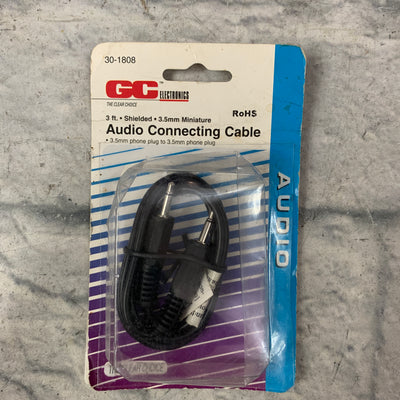GC Electronics 30-1808 3.5mm Mono Cable - New Old Stock!