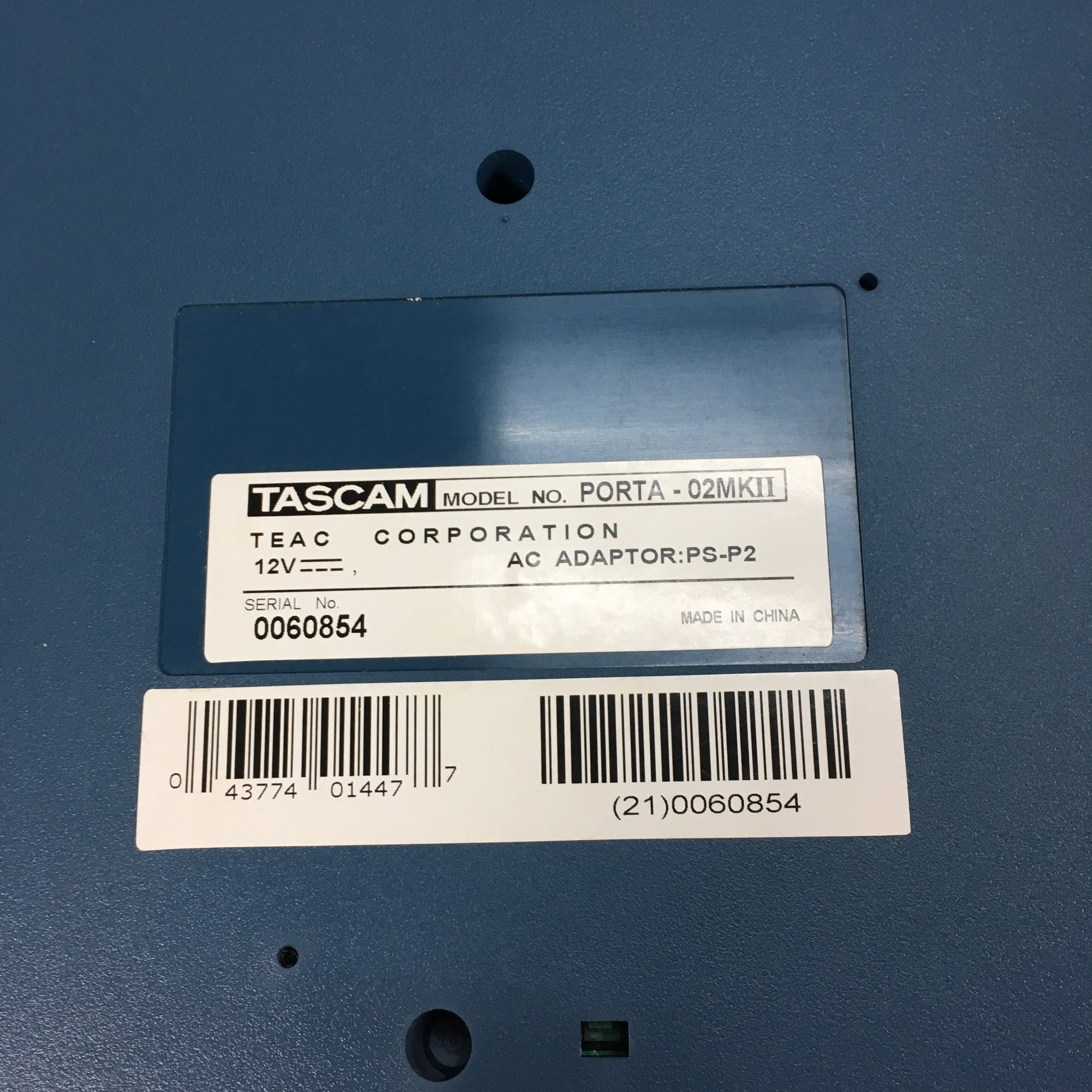 Tascam Ministudio Porta02 MKII 4-Track Cassette Recorder