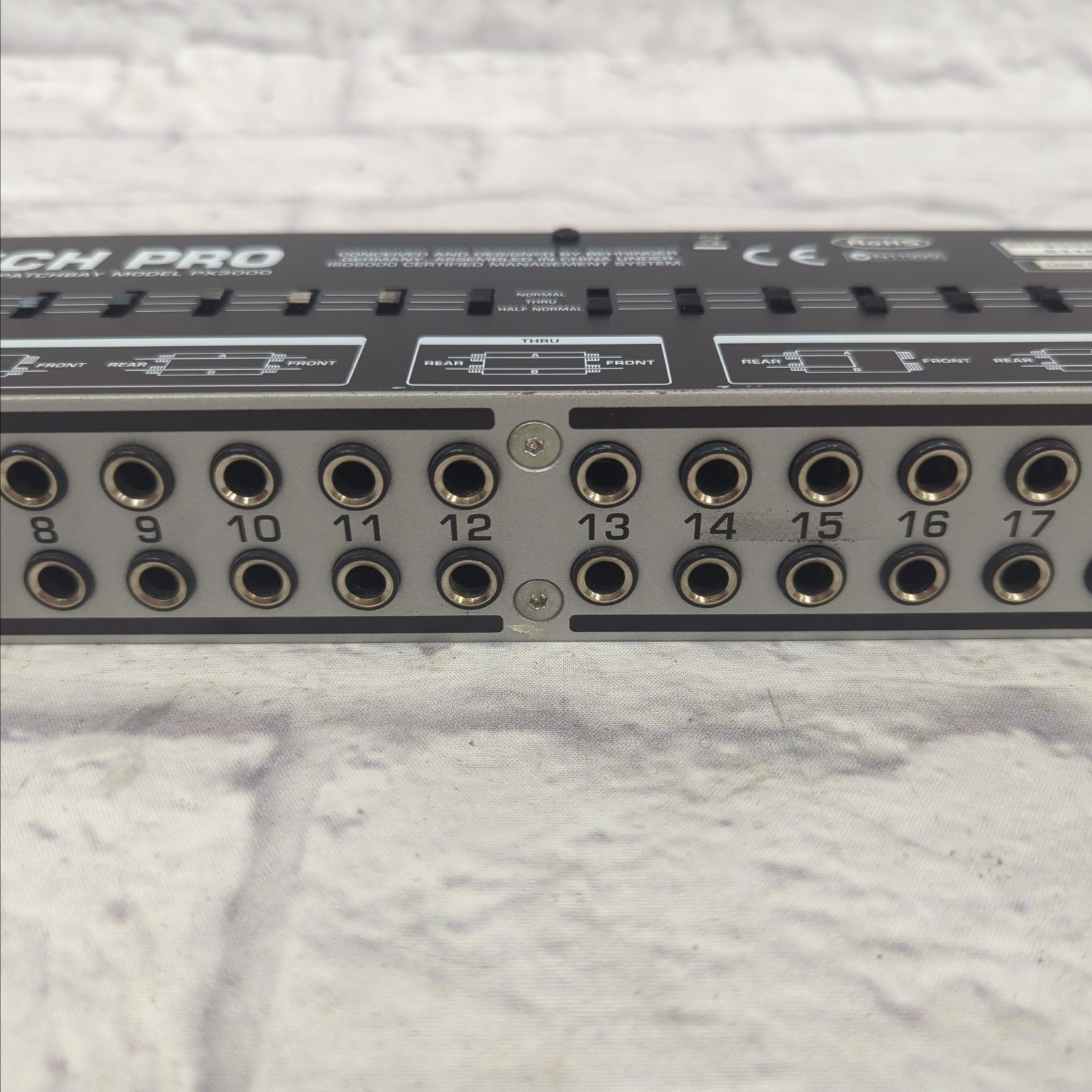 Behringer Ultra Patch Pro PX3000 Rack Patchbay
