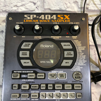 Roland SP-404SX Linear Wave Sampler w/ pwr supply