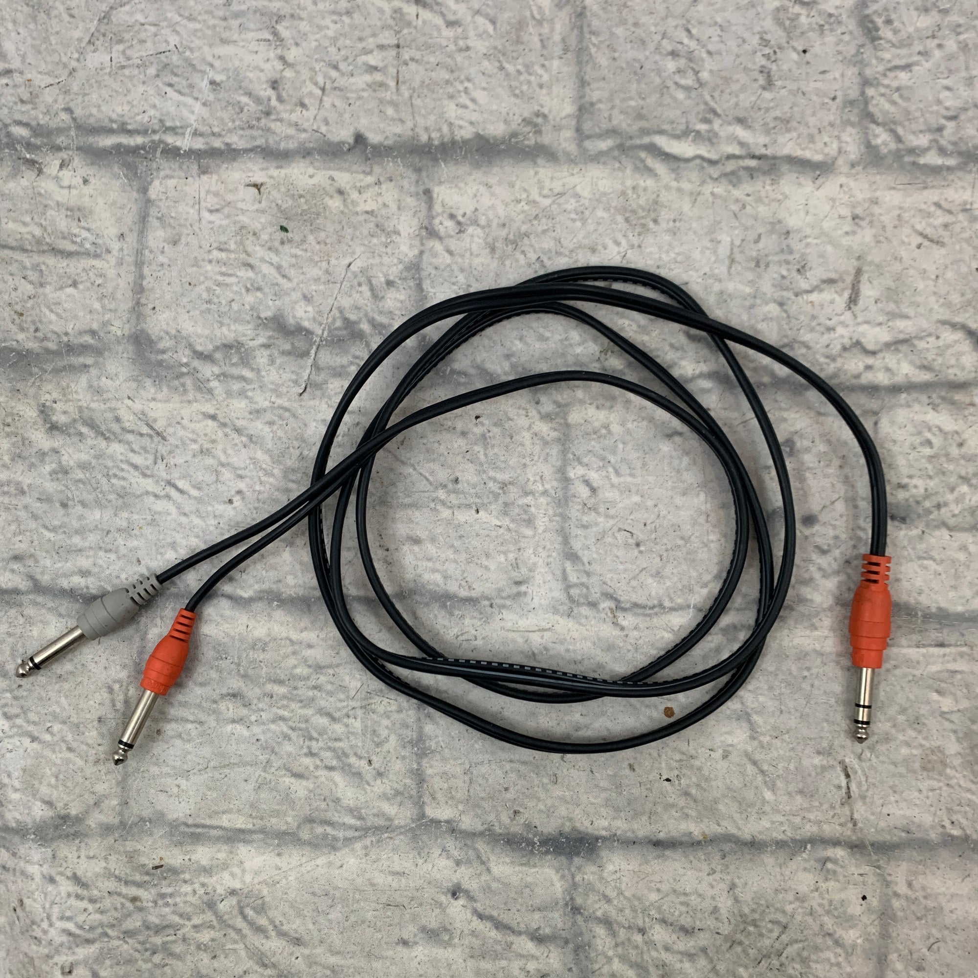 Hosa Insert Cable 1/4" TRS to Dual TS 6ft