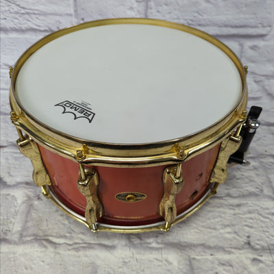 Slingerland 8x14" Magnum Model 702 10 Lug - Red Violin w/ Custom Brass Hardware