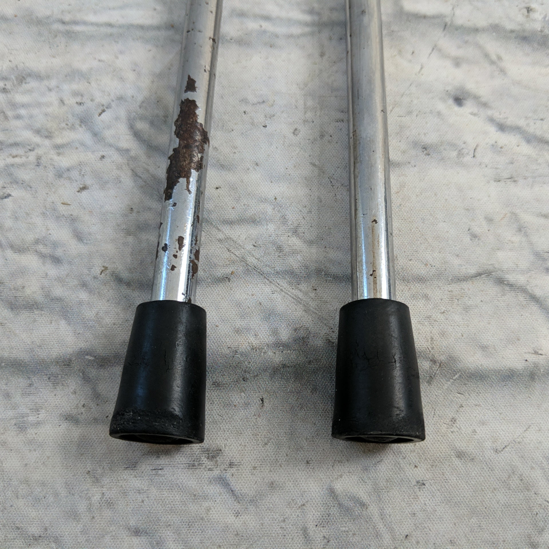 Pair of Vintage Bass Drum Legs 3/8"
