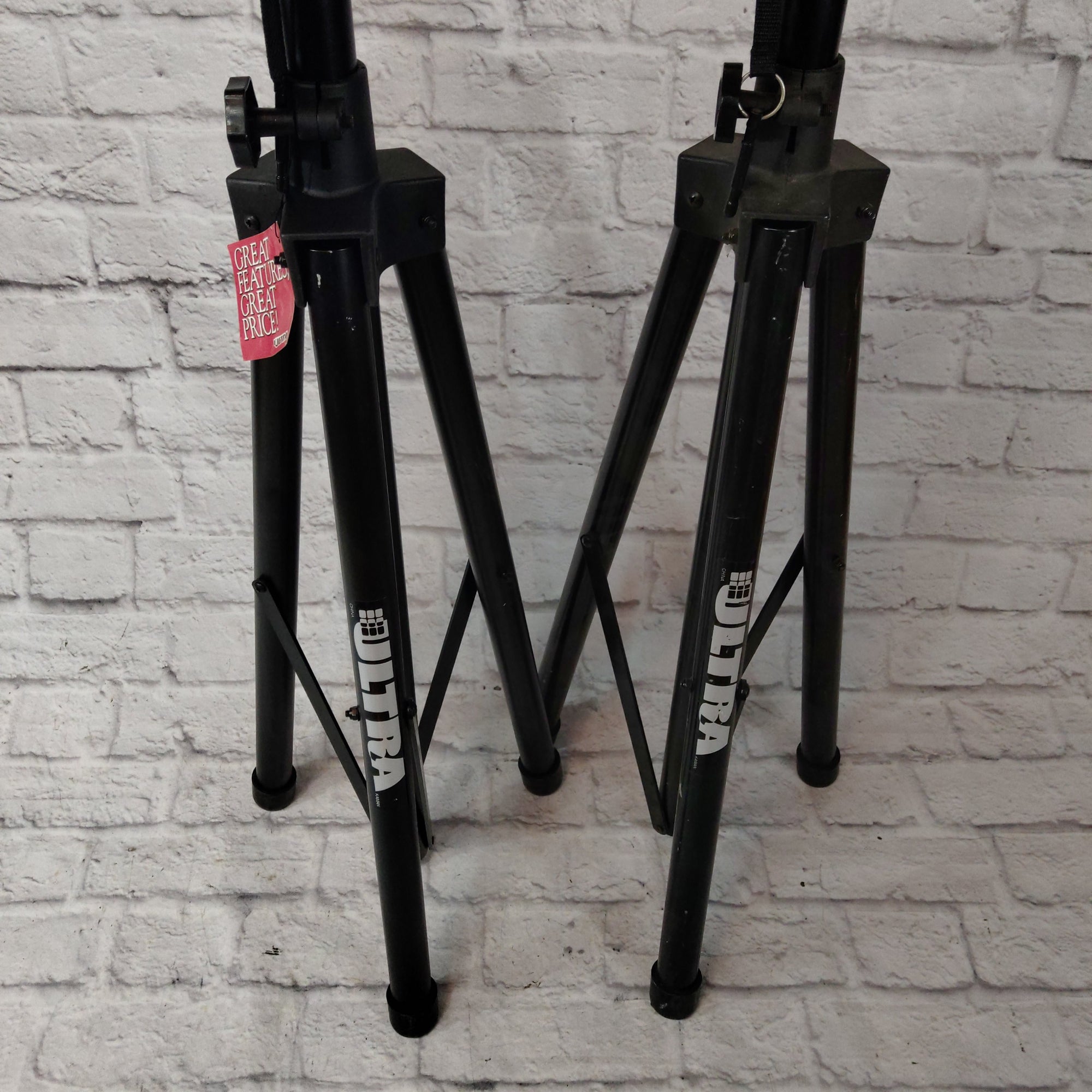 Ultra KS155BK Speaker Stand Pair (used)