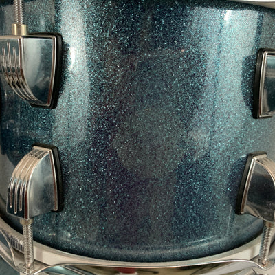Ludwig Breakbeats 16 BD / 13 FL / 10 RT /14 SD - Azure Sparkle Drum Kit w/ Bags