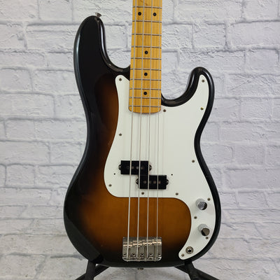 1989 / 1990 Fender MIJ '57 Reissue 4-String Precision Bass - 2 Tone Sunburst
