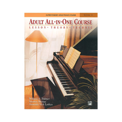 Alfred's Basic Adult All-in-One Course Piano Book 1