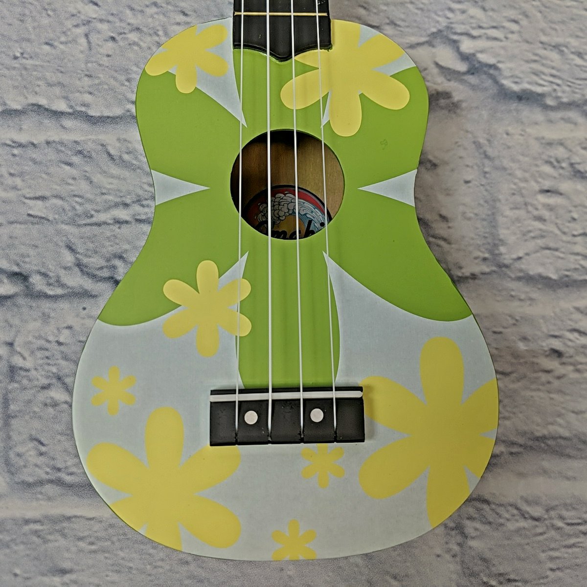 Amahi DDUK6 Green Flower SopranoUkulele