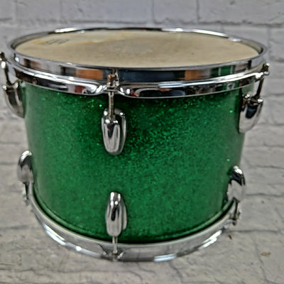 Slingerland 13 Green Sparkle Rack Tom