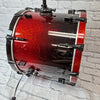 Sonar Force 3007 red to black fade sparkle drum kit