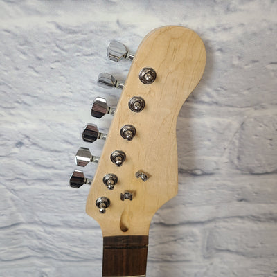 No Name Fretted Maple w/ Rosewood Fretboard S-Style Bolt On Electric Guitar Neck w/Tuners