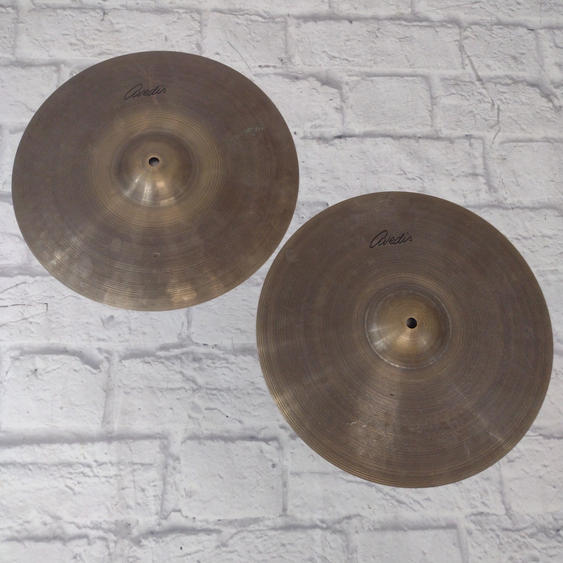 Zildjian 14 Avedis Hi Hat Cymbal Pair Recent