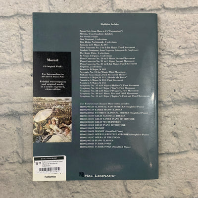 Hal Leonard World's Great Classical Mozart 45 Selections