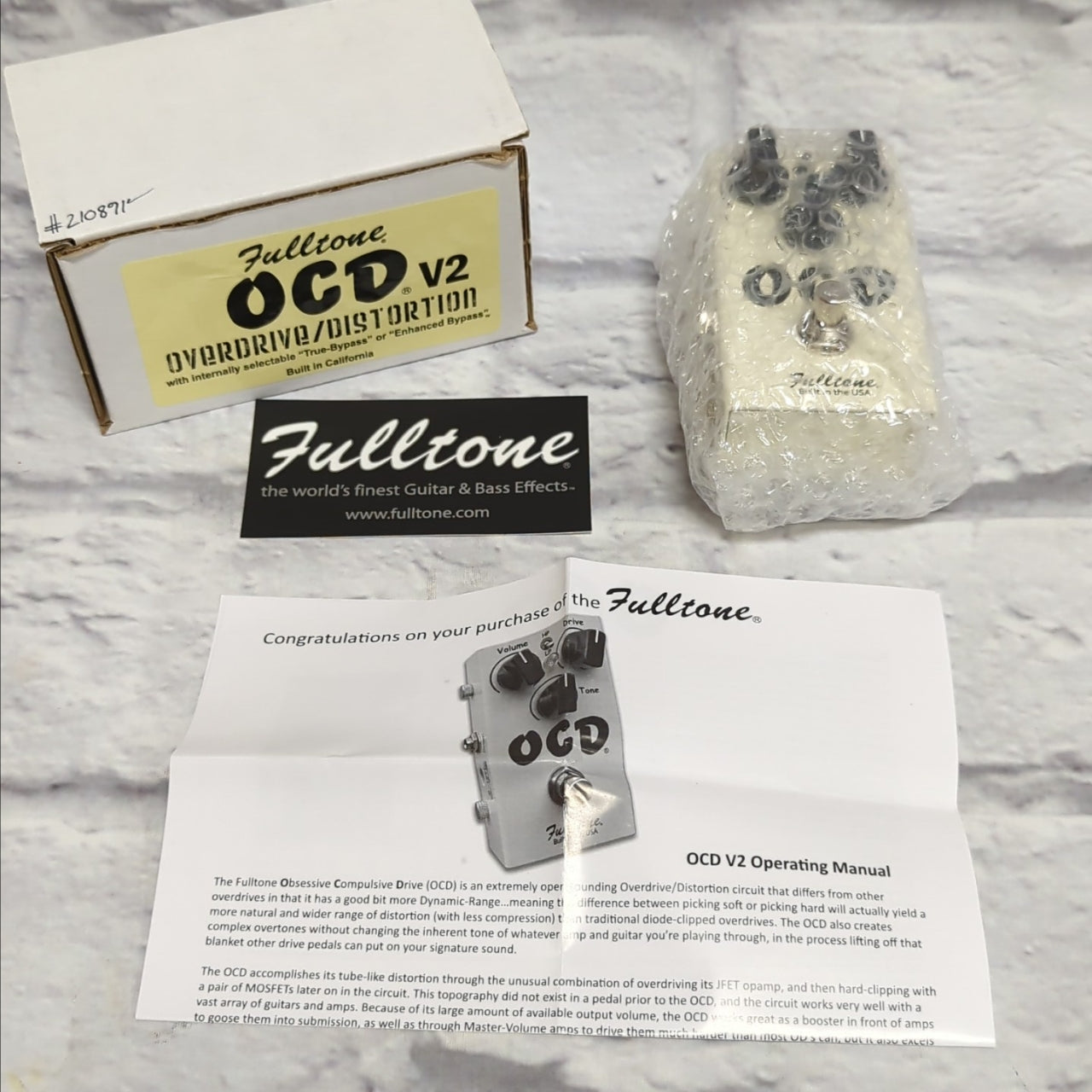 Fulltone OCD V2 Overdrive/Distortion Pedal