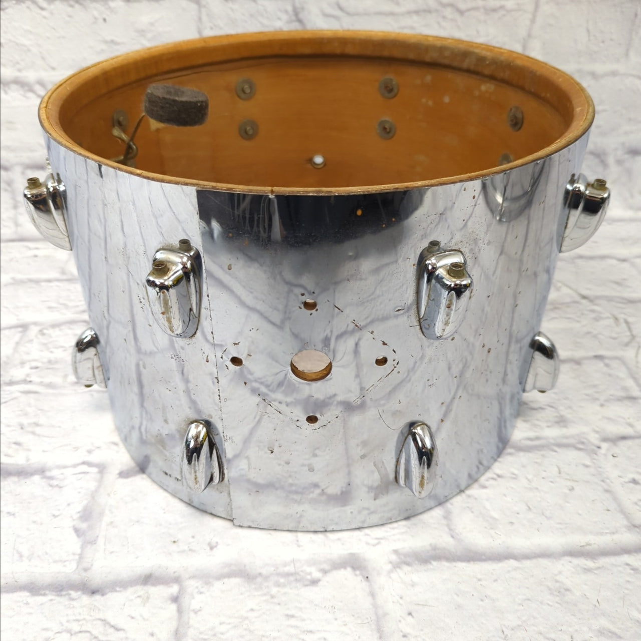 Slingerland 14 Chrome Over Wood Shell