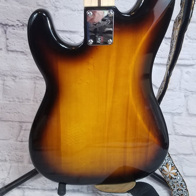 Squire Affinity Series 4 String Brown Burst P Bass