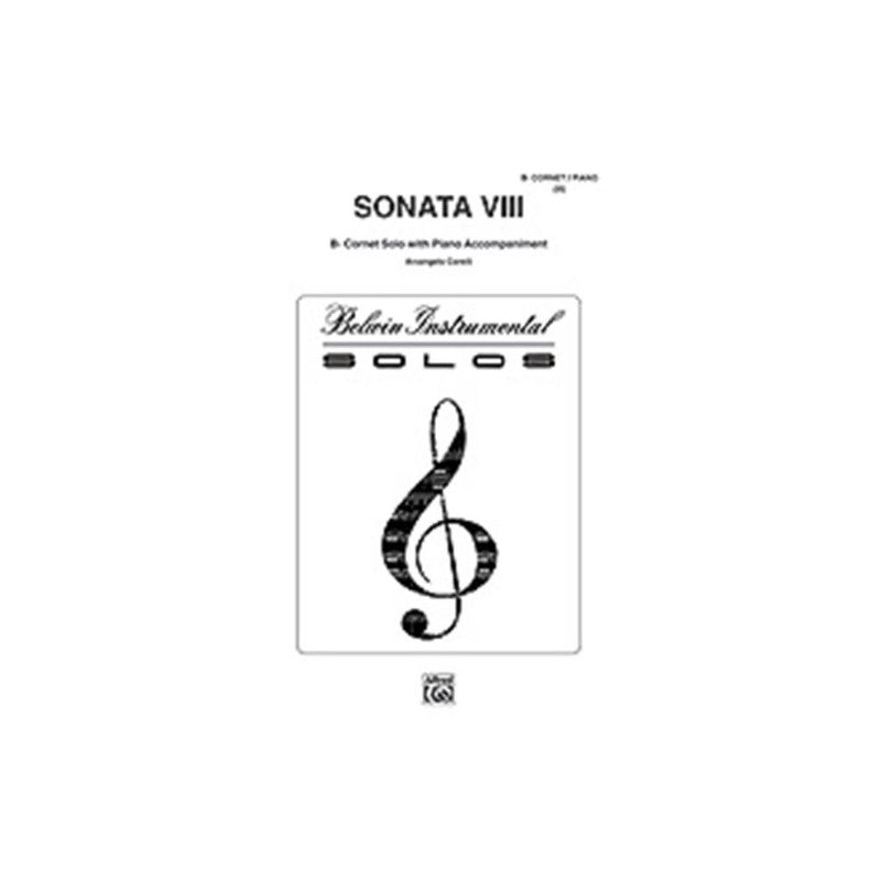 00-FCS01560 Sonata No. 8 For Cornet with Piano Accompaniment