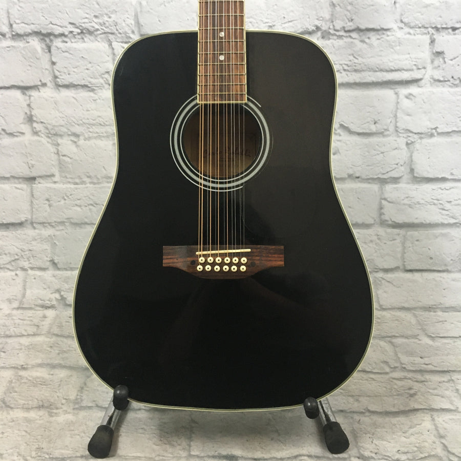 Carlo Robelli 12 String Acoustic Guitar - Black
