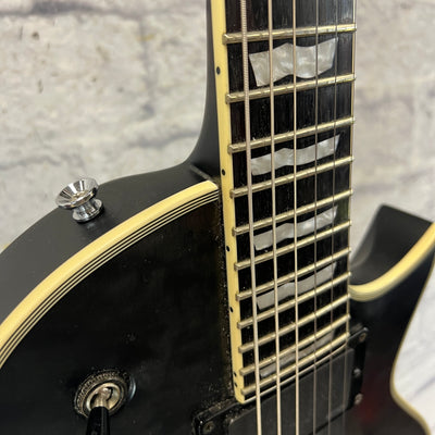 LTD EC-401QM Transparent Black Electric Guitar
