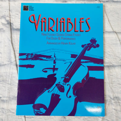 Variables Nine Flexibly Scored String Etudes For Study & Performance