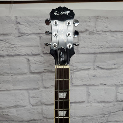Epiphone Les Paul Classic Quilt Top Trans Red