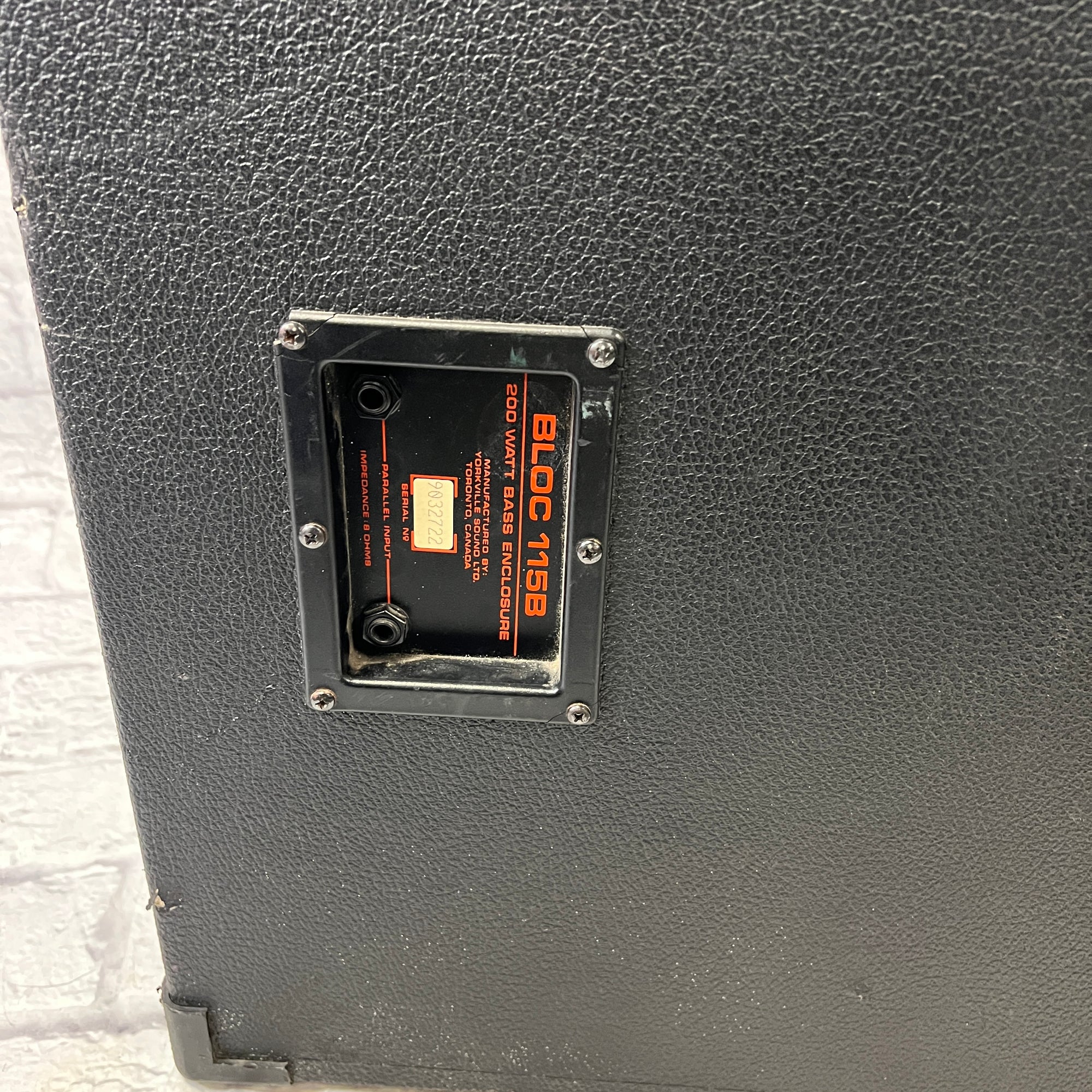 Yorkville Bloc115B Bass Cab