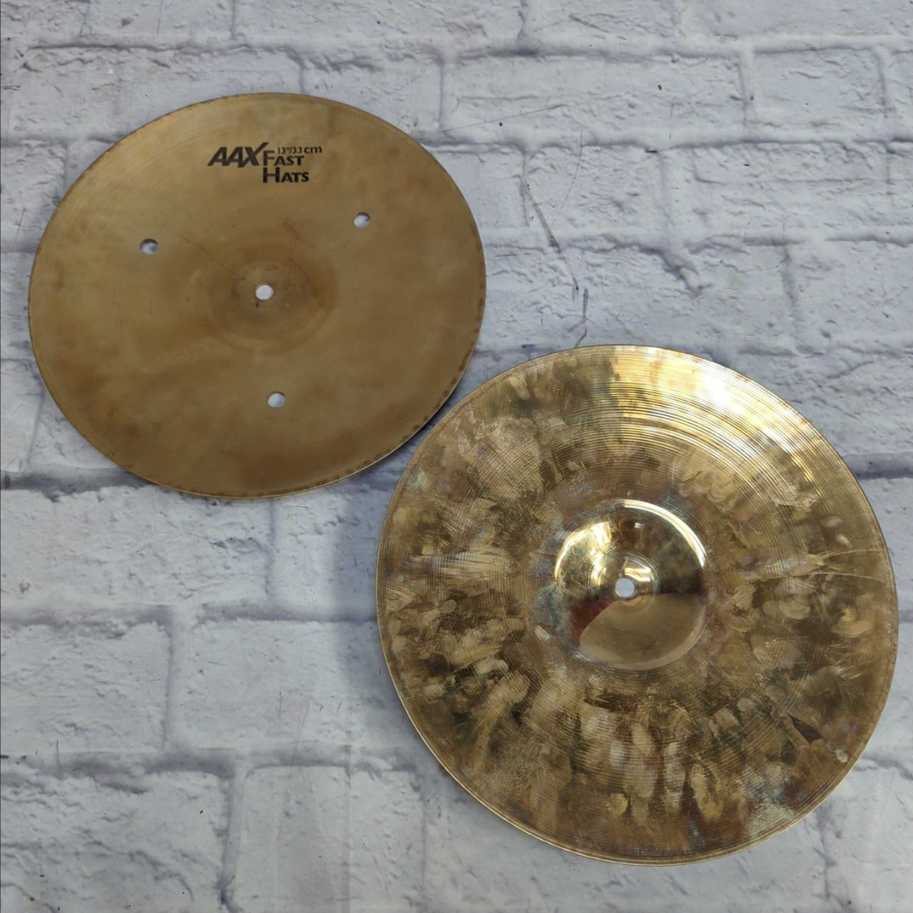 Sabian 13 AAX Fast Hats Hi Hat Cymbal Pair