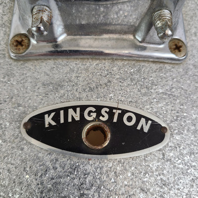 Kingston MIJ 20" Bass Drum - Silver Sparkle Wrap