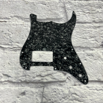 Warmoth Single Humbucker Stratocaster Pickguard - Black Diamond Pearl