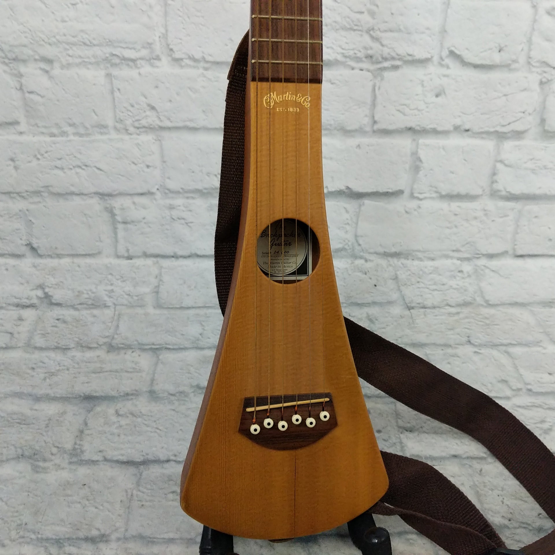 Martin Backpacker Acoustic Travel Guitar with Gig Bag