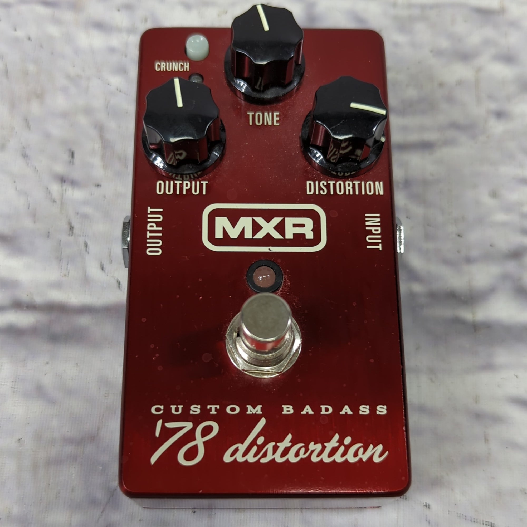 mxr custom badass 78 distortion pedal MXR Custom Badass 78 Distortion Pedal
