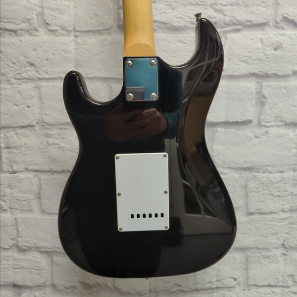 Silvertone SS11 Electric Guitar Black Evolution Music