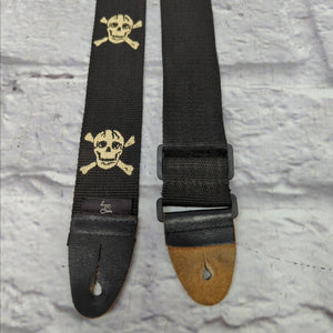 Vintage Skull Guitar Strap Made in USA