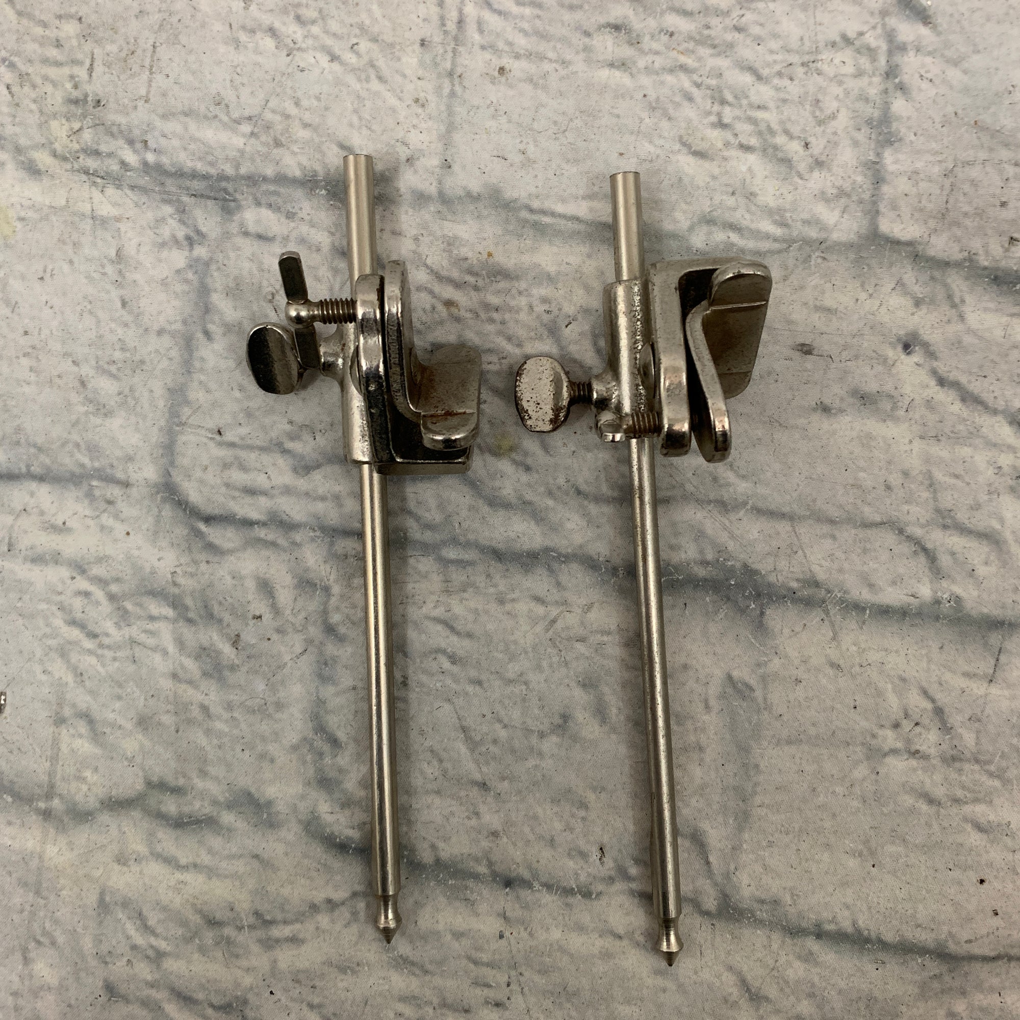 Leedy & Ludwig Vintage Clamp On Bass Drum Spur Set