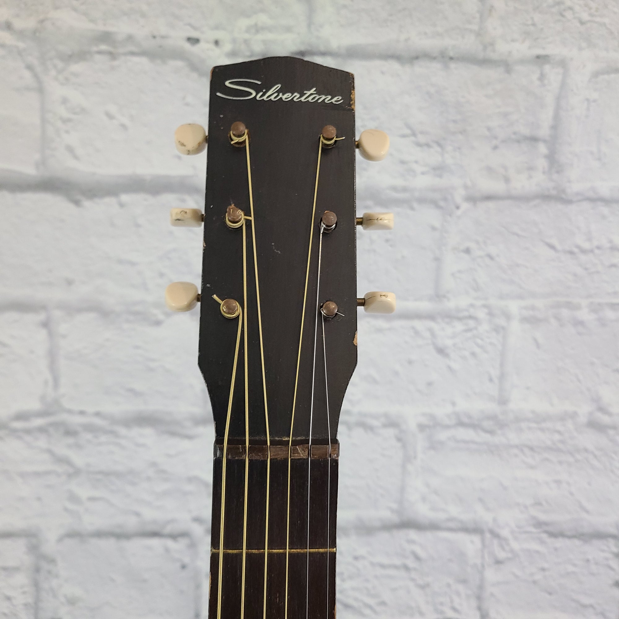 Silvertone F-63-FK Parlor Acoustic Guitar