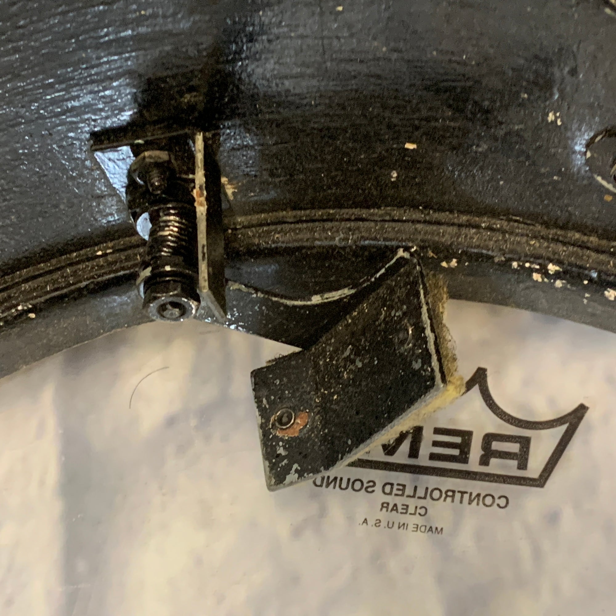 1960s Ludwig 13in Rack Tom Black Oyster Pearl