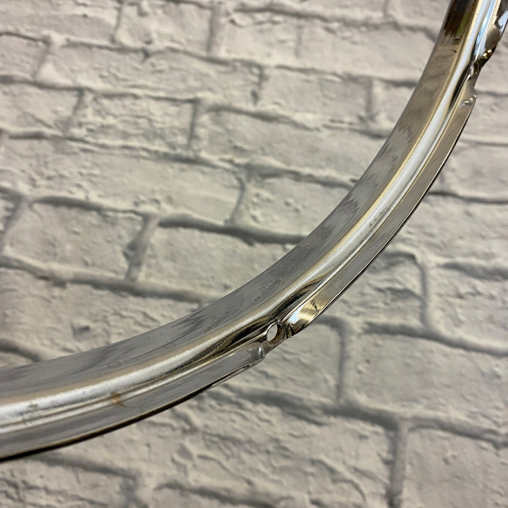 Unknown 16" 8-Hole Chrome Drum Hoop