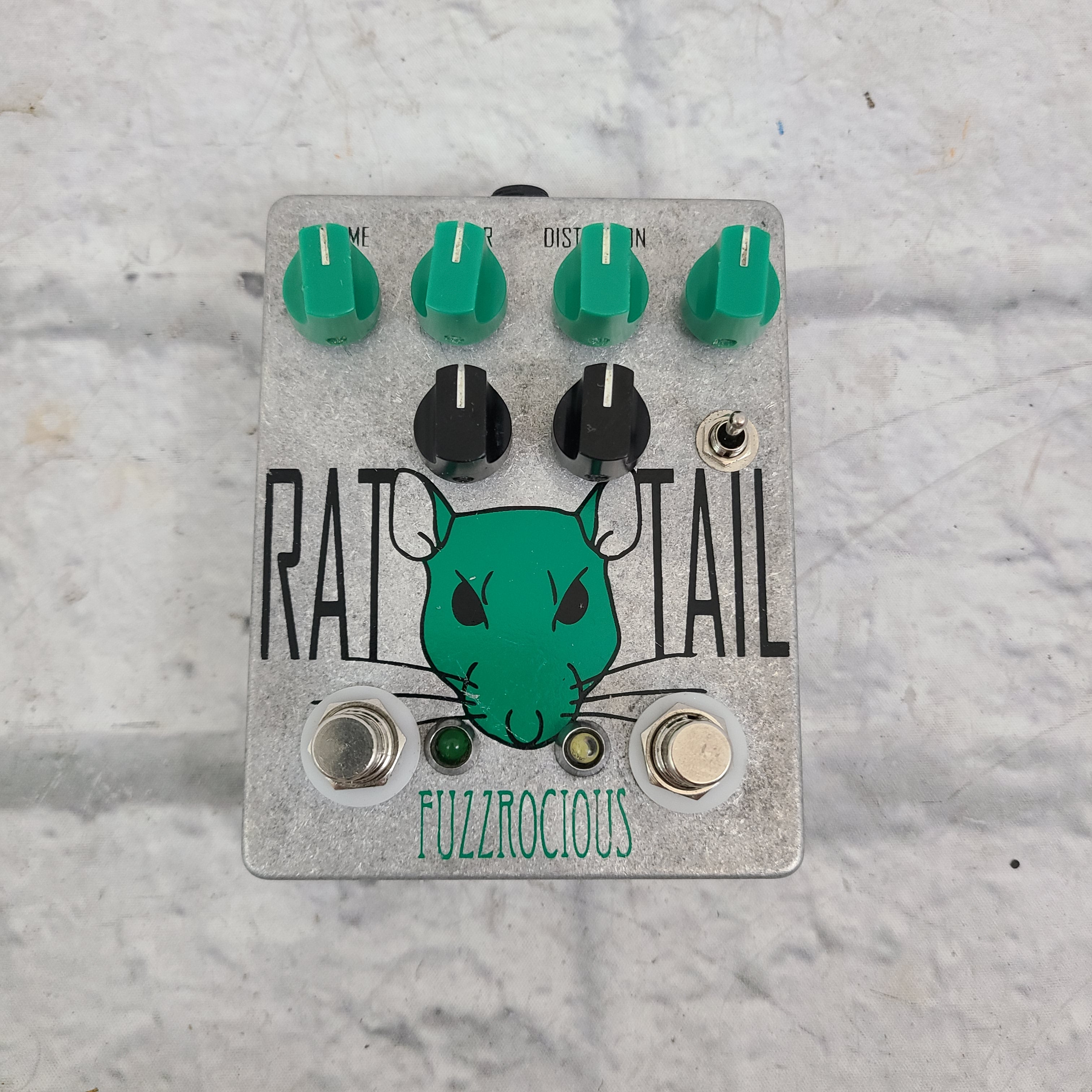 Fuzzrocious Rat Tail/ Cat Tail Mod Distortion Pedal